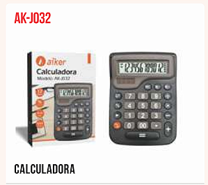 CALCULADORA ELETRONICA 12 DIGITOS AIKER AK-J032
