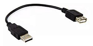 CABO EXTENSOR USB 30CM 2.0 TOMATE MCB-020