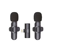 MICROFONE DE LAPELA PARA IPHONE SEM FIO COM 2UN TOMATE MT-2218