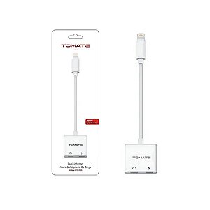 ADAPTADOR PARA FONE E CARREGAMENTO LIGHTNING TOMATE MTC-7005