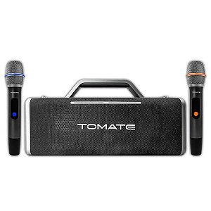 CAIXA DE SOM BLUETOOTH COM MICROFONE 150W TOMATE MTS-8003