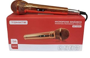 MICROFONE DINAMICO PROFISSIONAL COM FIO 4M MT-1017G