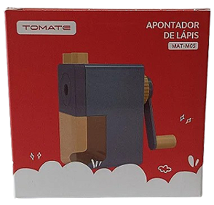 APONTADOR DE LAPIS MANUAL TOMATE MAT-M05