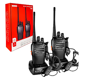 KIT RADIO COMUNICADOR FM UHF E VHF TOMATE MRA-002