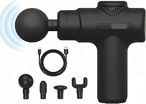 MASSAGEADOR MUSCULAR COM 6 NIVEIS REGARREGAVEL 7.4V ONEX MSG-6553