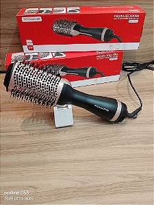 ESCOVA SECADORA MULTIFUNCIONAL 3 EM 1 1000W 127V TOMATE MSE-2900A