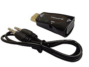 ADAPTADOR HDMI PARA VGA  P2 TOMATE MTV-725