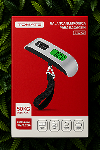BALANÇA DIGITAL PARA BAGAGEM 50KG TOMATE STC-07