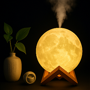 UMIDIFICADOR E LUMINARIA DE LUA ONEX UMI-6609