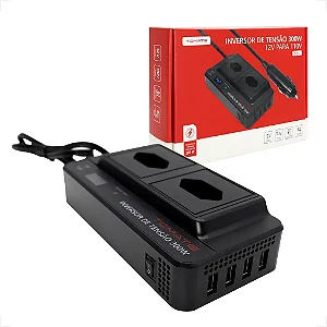 INVERSOR DE TENSAO 300W 12V PARA 110V TOMATE MIN-3