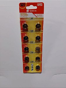 BATERIA BOTAO DE LITIO AG10 389A 1.55V ONEX BAT-5078