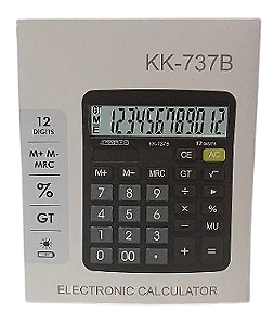 CALCULADORA ELETRONICA 12 DIGITOS KK-737B AIKER AK-J011