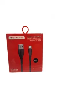 CABO DE DADOS USB PARA V8 TURBO 1M 5V 2.1A TOMATE TC-102M