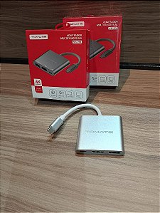 ADAPTADOR MULTIFUNCIONAL HDMI USB 3.0 TYPE-C TOMATE MTC-7106