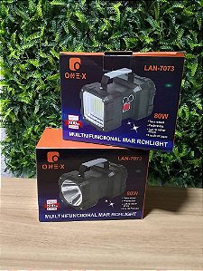 LANTERNA HOLOFORTE DE MAO MULTIFUNCIONAL 80W ONEX LAN-7073