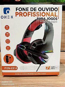 HEADSET COM MICROFONE USB RGB ONEX FON-2314