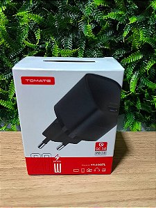 KIT CARREGADOR TURBO TYPE C PARA IPHONE 20W TOMATE TT-2007L