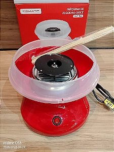 MAQUINA DE ALGODAO DOCE 127V 550W TOMATE MAZ-116A