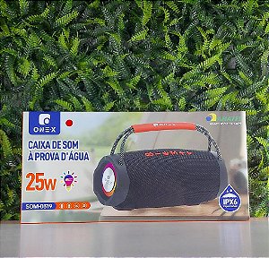 CAIXA DE SOM BLUETOOTH RGB 25W ONEX SOM-0319