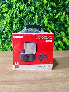 MICROFONE DE LAPELA SEM FIO TYPE-C TOMATE MT-2222C