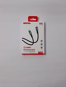 CABO DE DADOS TURBO TYPE-C PARA IPHONE TOMATE TC-514CL