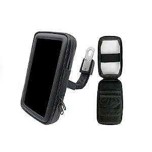 SUPORTE DE CELULAR PARA MOTO A PROVA D`AGUA 6.7" TOMATE MTG-016A