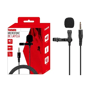 MICROFONE DE LAPELA P2 TOMATE MT-3302