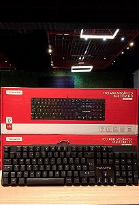 TECLADO MECANICO RGB COM FIO TOMATE MTE-M105