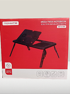 SUPORTE PARA NOTEBOOK COM COOLER TOMATE MTN-888