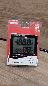 RELOGIO MONITOR DE TEMPERATURA E UMIDADE TOMATE PD-003