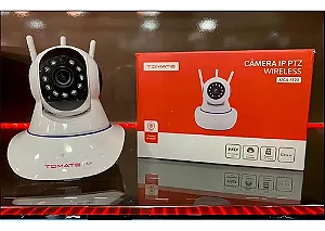 CAMERA IP SMART WIRELESS VISAO NOTURNA HD TOMATE MCA-1320