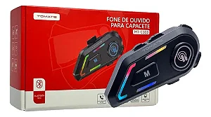 FONE DE OUVIDO BLUETOOTH PARA CAPACETE DE MOTO TOMATE MT-C003