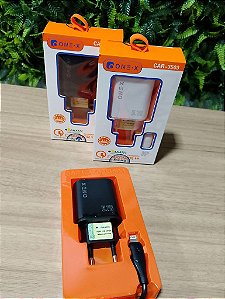 CARREGADOR IPHONE DUAS PORTAS USB 5.1A ONEX CAR-3503