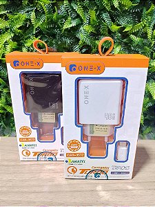 CARREGADOR TURBO USB TYPE-C 48W ONEX CAR-3572