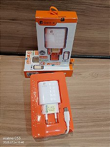 CARREGADOR PARA TYPE-C TURBO USB 5.8A ONEX CAR-6302