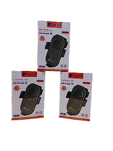 SUPORTE PARA CELULAR SAIDA DE AR 15W COM CARREGADOR SEM FIO ONEX SUP-7433