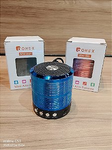 CAIXA DE SOM BLUETOOTH FM/TF/USB/AUX ONEX SOM-Y887