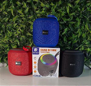 CAIXA DE SOM BLUETOOTH 5.1 RGB  ONEX SOM-0301