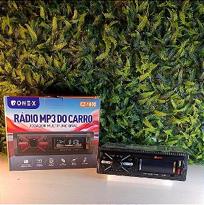 RADIO MP3 PARA CARRO FM/USB/TF 60W ONEX CZ-1800