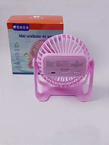 VENTILADOR DE MESA REGARREGAVEL 3.7V ONEX VEN-8007
