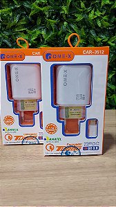 CARREGADOR TURBO USB TYPE-C 5.8A 25W ONEX CAR-3512