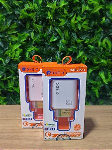 CARREGADOR TURBO USB  5.8A 25W ONEX CAR-3514