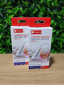 HUB USB COM 4 PORTAS USB ONEX HUB-7517