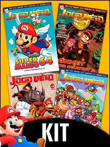 Kit de Revistas - Mario e Donkey Kong