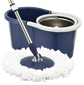 Mop Giratório Tornado Perfect Pro Condor Cesto Inox Cor Azul-escuro