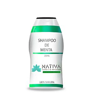 Shampoo de Menta - 250 ml - Para cabelos normais a oleosos