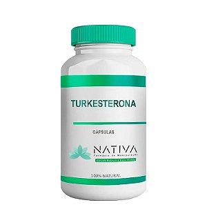 Turkesterona 500 mg - 60 cápsulas - Aumento de massa muscular
