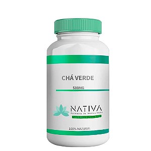 Chá Verde - 500 mg - Auxilia nos regimes de emagrecimento