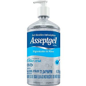 ÁLCOOL EM GEL ASSEPTGEL 420G