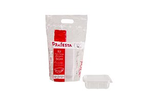 POTE PRAFESTA RETANGULAR 150ML C/20